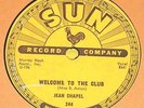SUN 244 78 rpm  Jean Chapel   