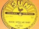 SUN 245 78 rpm  Billy Riley   