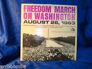 FREEDOM MARCH ON WASHINGTON 1963 LIVE RECORDING RECORD LP MARTIN LUTHER KING JR