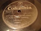 BLUES BLIND WILLIE JOHNSON If It Had Not Been For Jesus COLUMBIA 14556
