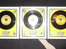 elvis presley three framed vinyl sun records