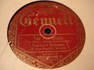 JAZZ FRANKLINS OR Tee Pee Blues GENNETT PERSONAL UNNUMBERED