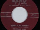 Rockabilly 45 COCHRAN BROS Tired and Sleepy EKKO HEAR