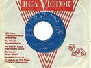 CANADA ORIGINAL 1950s ROCK 45 RPM ELVIS PRESLEY : HEARTBREAK HOTEL + I WAS THE O