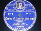 STRING QUARTET 5 x 78 rpm RECORDS Regal CUARTETO LENER BUDAPEST Beethoven RARE
