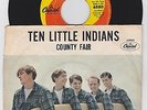 Beach Boys Ten Little Indians / County Fair RARE 45 & Pic Sleeve Capitol 4880