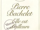 PIERRE BACHELET - Elle Est D'Ailleurs [PROMO] MAXI 45 TOURS 1980 Maxi-Single 12