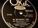 Electric OKeh 41032 Dorsey Bros. Orchestra-My Melancholy Baby (NYC 1928) nice