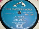 ELVIS PRESLEY All Shook Up / That's when your heartaches begin 78 HMV POP359