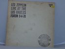 Led Zeppelin Live At the Los Angeles Forum 9-4-70 Rubber Dubber 2 LP Plant Page