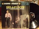 Harry Belafonte at Carnegie Hall,  Living Stereo LP Record, 