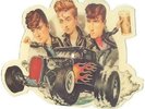 PICTURE LP Stray Cats (Shes) Sexy + 17 / Lookin Better Every Beer Arista