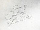JOHNNY BURNETTE LIBERTY RECORD ALBUM # LST7183 AUTOGRAPHED COVER