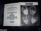 THE BEATLES OFFICIAL ORIGINAL SHEET MUSIC 1965 YESTERDAY Northern Songs NICE