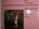 MICHELE AUCLAIR SCHUBERT COMPLETE VIOLIN WORKS 1stFRENCH ERATO LDE 3236 NEARMINT