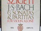 Bach-Sonatas Partitas violin solo Szigeti3 LPs-Vanguard-nm-