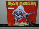 IRON MAIDEN- FEAR OF THE DARK(LIVE)/ TAILGUNNER  RARE EMI POSTER SLEEVE 45   EX
