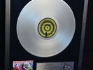 IRON MAIDEN  ALBUM LP  gold  Record, platin Schallplatte, BILD kein AWARD