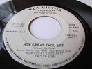 ELVIS PRESLEY RARE  RADIO PROMO ROCKABILLY 45  RCA-VICTOR  SP-45-162 HOW GREAT