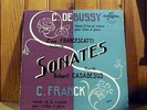 FRANCESCATTI & CASADESUS / DEBUSSY FRANCK violin pîano sonata / 50s FCX LP / EX