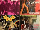 4 x French Rolling Stones 45+PS, 1964-1978 rare Decca **HEAR**