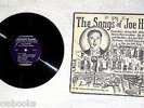 SONGS OF JOE HILL Joe Glazier Guitar,Folkways FP 39,Union Organize,Glossy LABOR