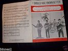 THE BEATLES SHEET MUSIC I SHOULD HAVE KNOWN BETTER 1964 NORTHERN SONGS LTD.
