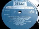 THIN LIZZY Shades Of A Blue Orphanage 1976 UK DECCA 2nd PRESS - BARELY PLAYED