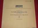 LISTEN   Bach Cello Suite 6 Enrico Mainardi Archiv 14061 APM   EX/EX
