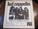 RARE LED ZEPPELIN LIVE VINYL 2LP THE 1975 WORLD TOUR KORNYFONE RECORDS MINT