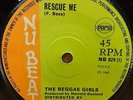 REGGAE GIRLS - RESCUE ME  ORIGINAL  UK  NU BEAT 45 CLIP