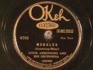 Louis Armstrong and His Orchestra, Okeh 8703, E-