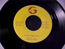 FREE & EASY Peace And Love RARE DETROIT FUNK SOUL 45 Original on CAROL G Ex+HEAR