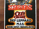 MONSTERS OF ROCK -1986 Pressemappe Bon Jovi Ozzy Warlock Scorpions Def Leppard
