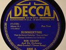Bob Crosby Summertime 78 1940s Decca 2205 Dance Band Jazz I'm Free NICE COPY