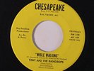 TONY & RAINDROPS: While Walking / Our Love Is Over 45 rare Vocal Groups
