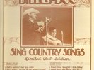 Bill Monroe & Doc Watson Bill & Doc Sing Country Songs Fbn Vinyl LP