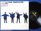 THE BEATLES HELP RARE 1965 UK MONO LP 2-2 MATRIX YELLOW BLACK PARLOPHONE LABEL