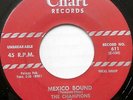 THE CHAMPIONS 45 Mexico Bound / It's Love It's Love CHART 1956 Doo Wop #BB980