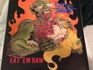 SAVAGE THRUST Eat Em Raw 1990 Lp w/lyrics 1st press Avanzada Metalica