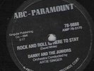 Danny & the Juniors 78rpm: Rock & Roll is Here to Stay / School Boy Romance
