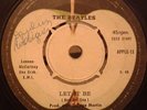 The Beatles Chilean Single - Let It Be (que asi sea) - 1970 VG
