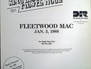 FLEETWOOD MAC - LIVE 1988 LP / King Biscuit Flower Hour / Vinyl / Radio Show