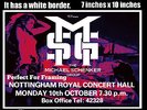 MSG Michael Schenker Group live Nottingham 10 October 1983 A4 size poster print
