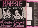 Kevin Coyne And Dagmar Krause ?– Babble (Songs For Lonely Lovers)  1979 LP