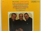 BRAHMS Concerto Violin/Cello Francescatti Fournier WALTER COLUMBIA MS 6158 6 Eye