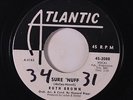 RUTH BROWN: Sure 'nuff / Here He Comes 45 (dj, wol) rare Soul