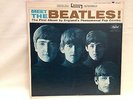MEET THE BEATLES Record Album LP ST-2047 Capital #3 Blue Sleeve