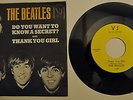 Beatles Do You Want Know Secret Thank You Girl VJ 587 Yellow 7 45 Pic Sleeve P/S