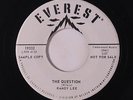 RANDY LEE: The Question / Open Up Your Arms 45 (dj) rare Oldies